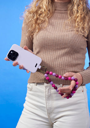 Phone Strap Berries Untags con cover per iPhone Palette Lilla