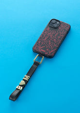 Customisable Phone Strap - black