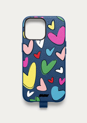 iPhone 15 Pro Funny Things case - Hearts
