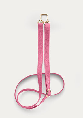 Phone Necklace Untags rosa, personalizzabile con lettere in metallo