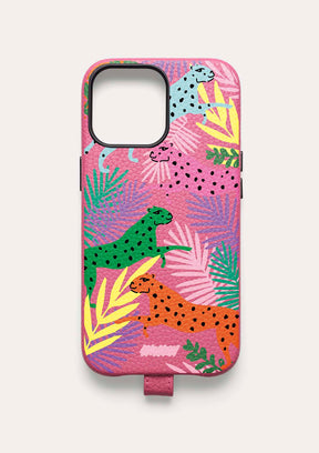 Cover rosa Untags animalier safari per iPhone 13 Pro