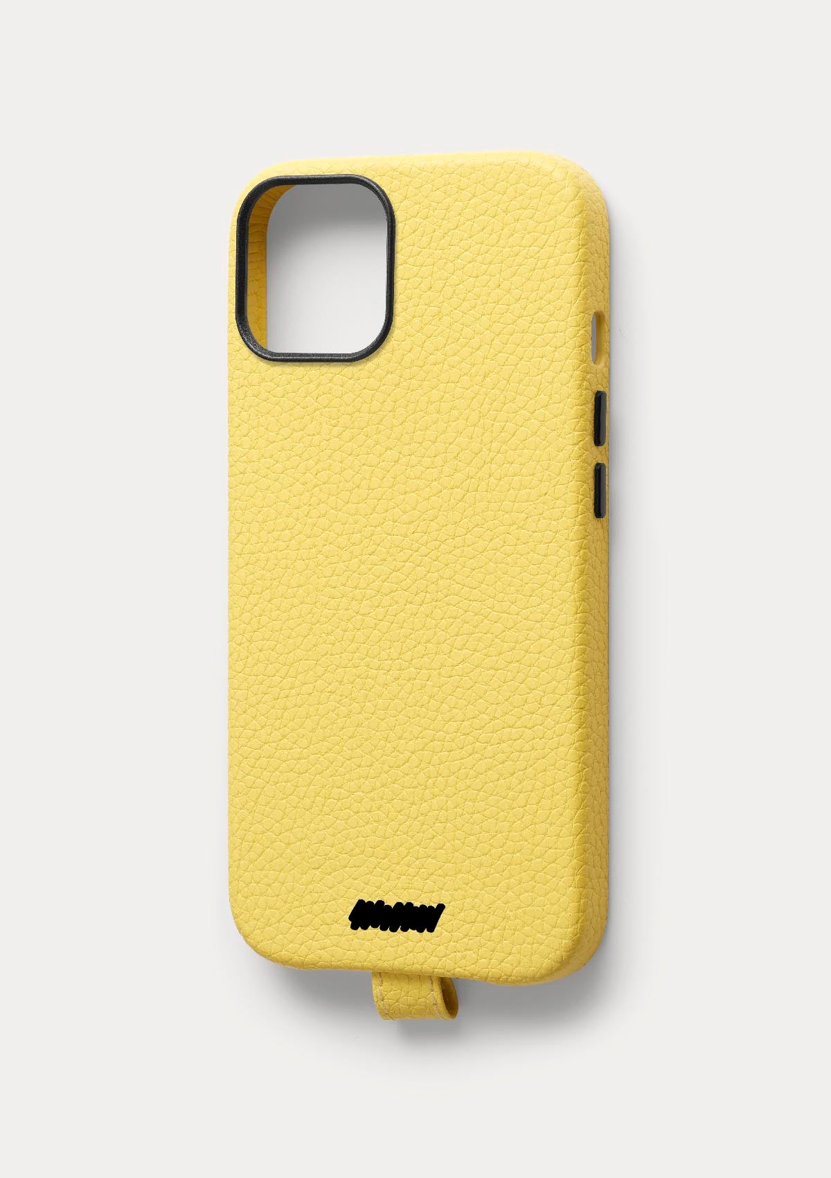 Cover a tinta unita gialla per iPhone 12 e 12 Pro