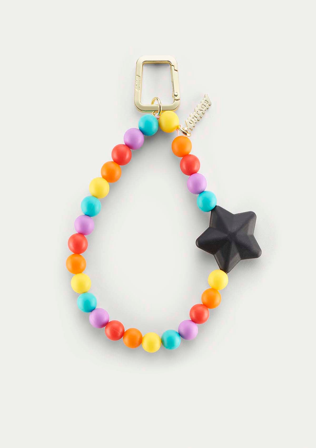 Phone Strap Star in the Rainbow con palline di Untags, da abbinare alla cover per iPhone 12, iPhone 13 e iPhone 14