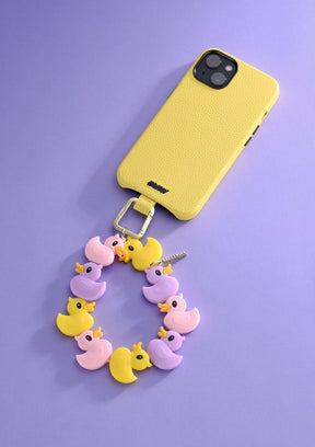 Phone_strap_Untags_paperelle_Colorate_silicone_Giallo_Lilla_Rosa_cover_iPhone_Palette_gialla_Untags