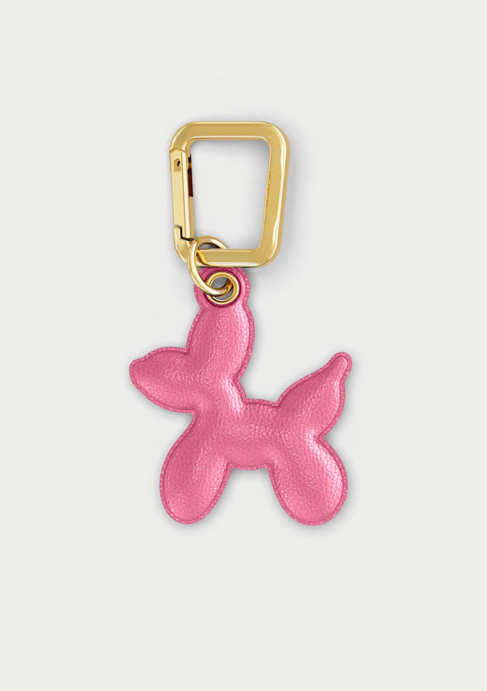 Charm a forma di cane rosa per smartphone e iPhone