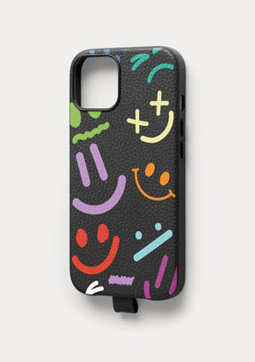 Cover iPhone 13 mini Funny Things - nera