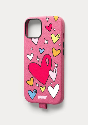 iPhone 13 mini Funny Things case - pink
