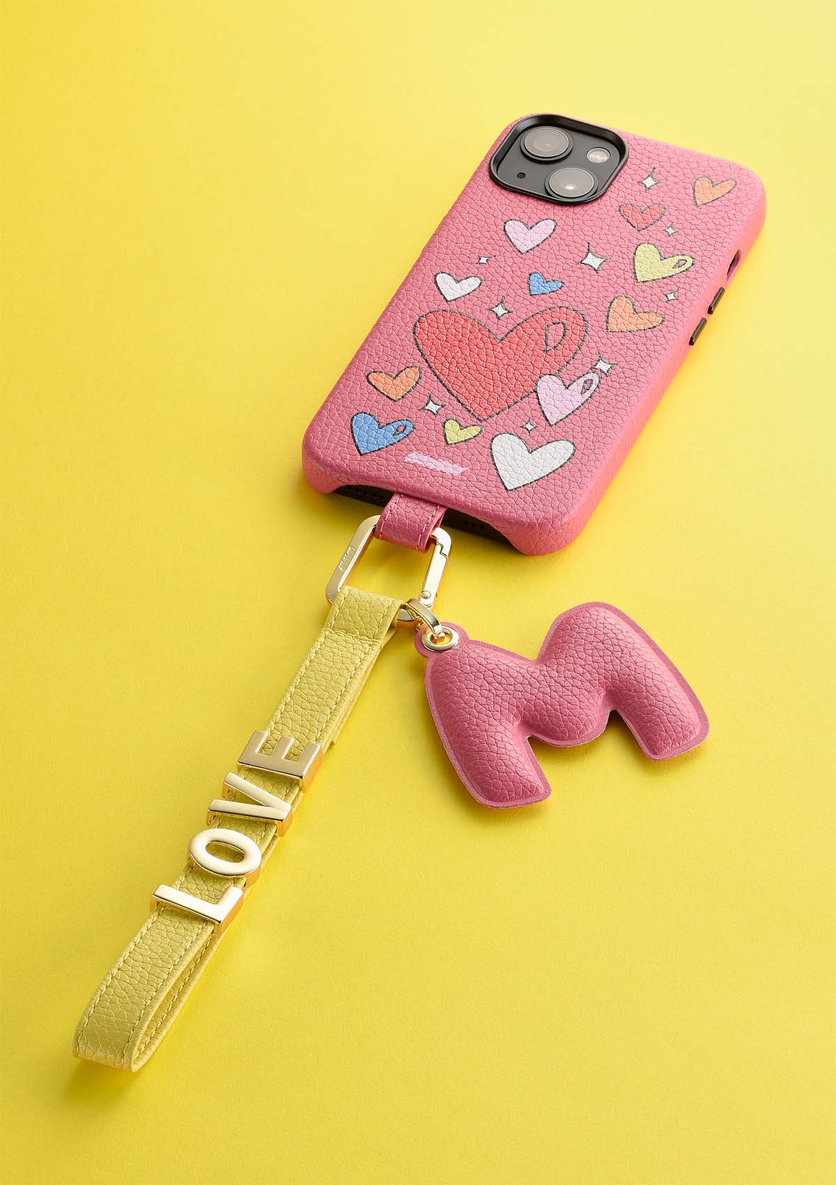 iPhone 13 mini Funny Things case - pink

