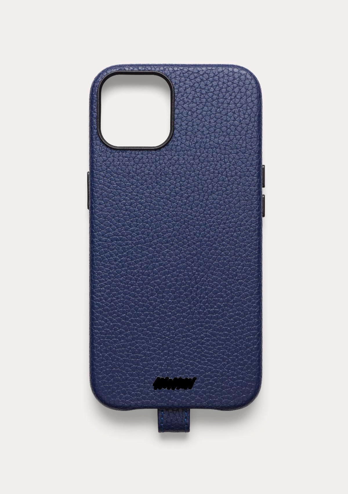 Retro di una cover Untags per iPhone 13 mini in colore blu, collezione Palette