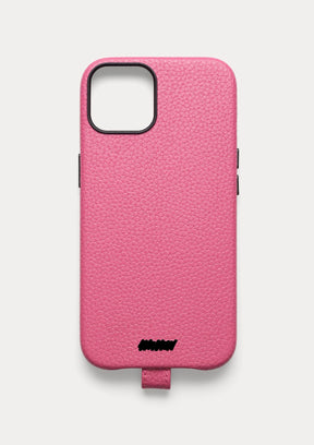 Retro di una cover Untags per iPhone 13 Pro Max in colore rosa, collezione Palette
