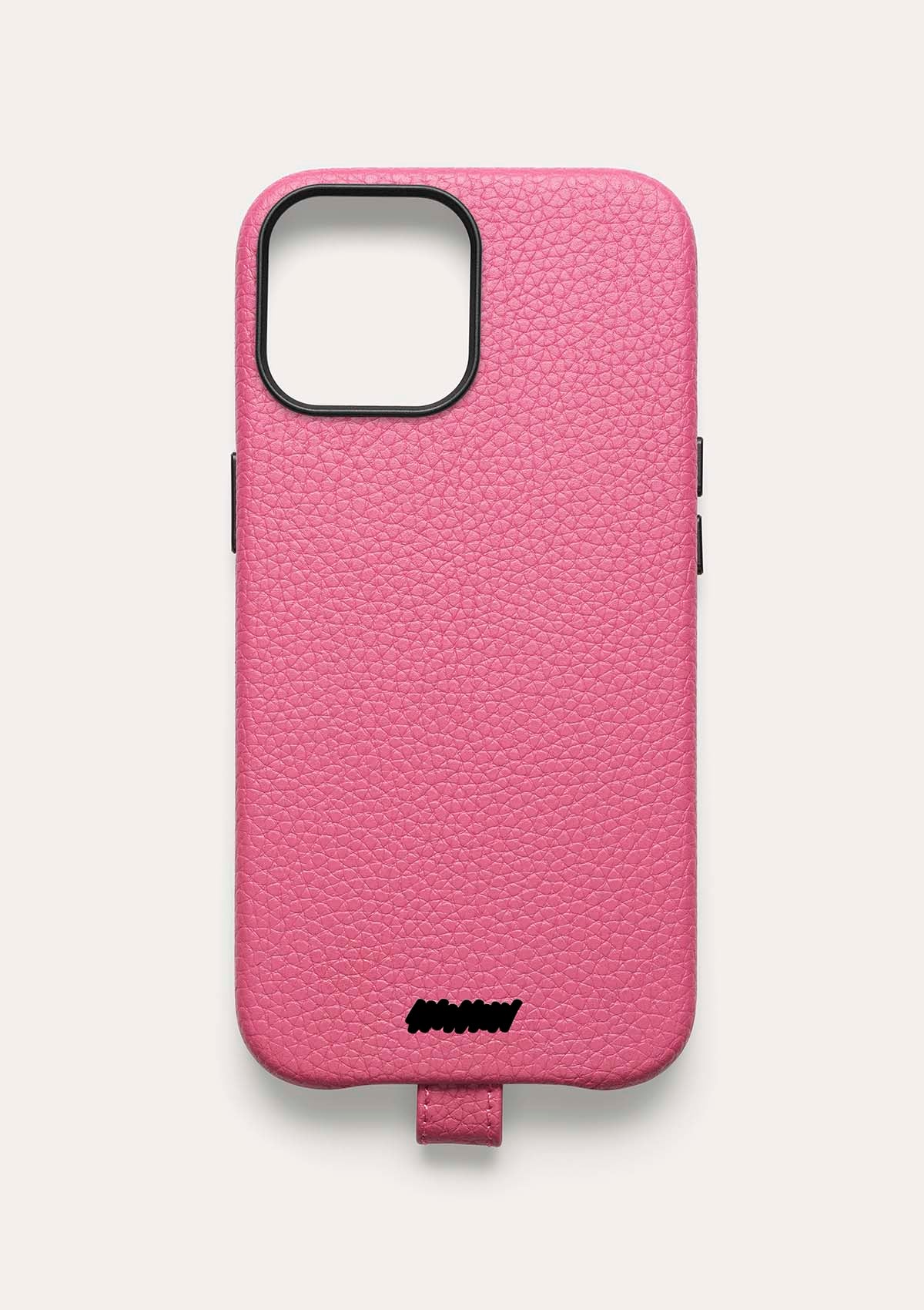 Retro di una cover Untags per iPhone 14 Pro Max in colore rosa, collezione Palette